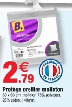 Bazarland B Protège oreiller molleton offre