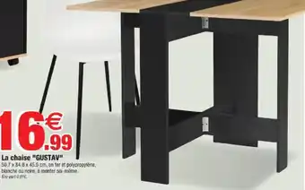 Bazarland La chaise "GUSTAV" offre