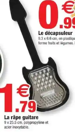Bazarland La râpe guitare offre