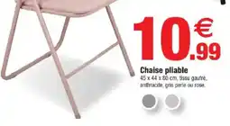Bazarland Chaise pliable offre