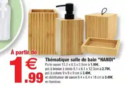 Bazarland HANOI Thématique salle de bain offre