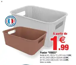 Bazarland Panier VIBES offre