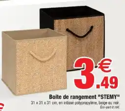 Bazarland STEMY Boite de rangement offre