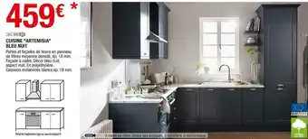 Brico Dépôt Cuisine "artemisia" bleu nuit offre