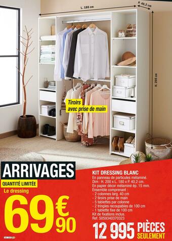 Brico Dépôt Kit dressing blanc offre