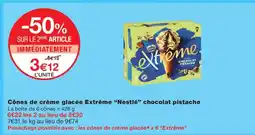Monoprix Nestlé Cônes de crème glacée Extrême offre