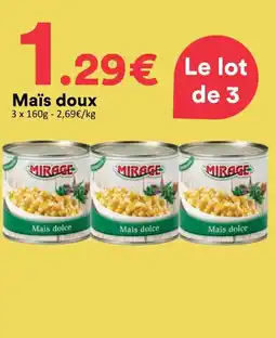 Hmarket Mirage maïs doux offre