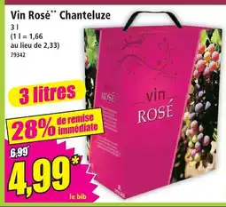 Norma Vin rosé chanteluze offre