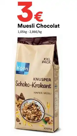 Hmarket Kölln muesli chocolat offre