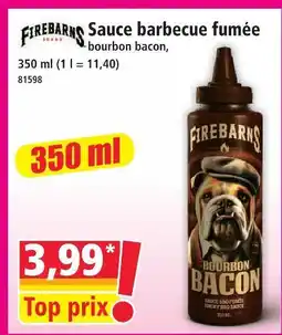 Norma Sauce barbecue fumée bourbon bacon offre