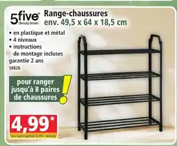 Norma 5five range-chaussures offre