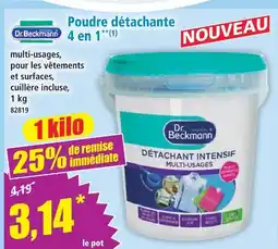 Norma Dr. beckmann poudre détachante 4 en 1**(1) offre