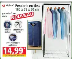 Norma Alpina penderie en tissu offre