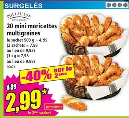 Norma Poulaillon 20 mini moricettes multigraines offre