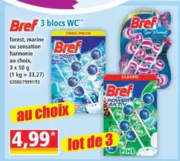 Norma Bref 3 blocs wc offre