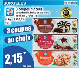 Norma Riva coupes glacées stracciatella offre