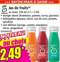 Norma Innocent jus de fruits offre