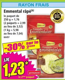 Norma Emmental râpé offre