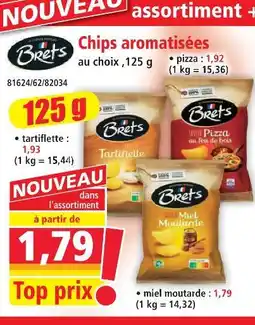 Norma Brets chips aromatisées tartiflette offre