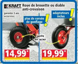 Norma Kraft werkzeuge roue de brouette anti-crevaison offre