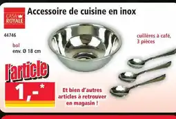 Norma Casa royale accessoire de cuisine en inox offre