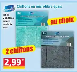 Norma Saubermax chiffons en microfibre épais offre