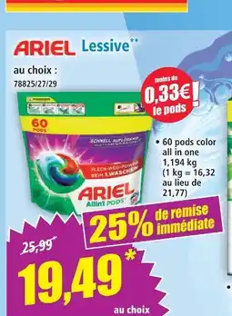 Norma Ariel lessive offre