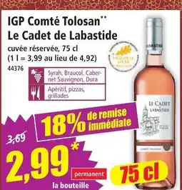 Norma Le cadet de labastide igp comté tolosan offre