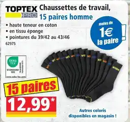 Norma Toptex chaussettes de travail offre