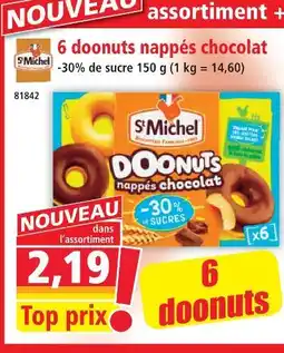 Norma St michel 6 doonuts nappés chocolat offre