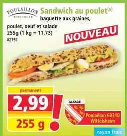 Norma Poulaillon sandwich au poulet(a) offre