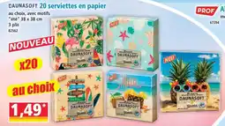 Norma Daunasoft 20 serviettes en papier offre