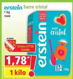 Norma Erstein sucre cristal offre