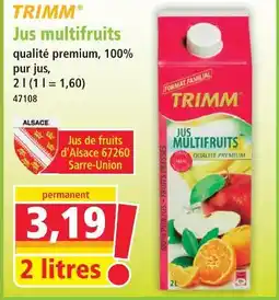 Norma Trimm jus multifruits offre