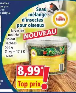 Norma Seau mélange d’insectes pour oiseaux offre