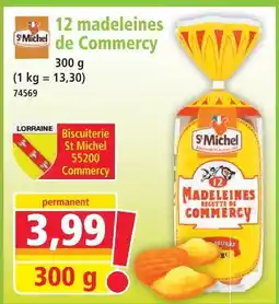 Norma S'michel 12 madeleines de commercy offre
