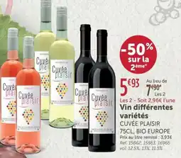 L'Eau Vive Cuvée plaisir offre