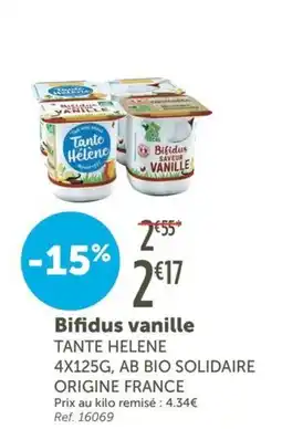 L'Eau Vive Tante Helene Bifidus vanille offre