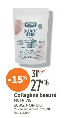 L'Eau Vive NUTRIVIE Collagène beauté offre