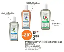 L'Eau Vive Dermaclay shampoings offre