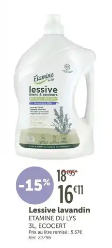 L'Eau Vive ETAMINE DU LYS Lessive lavandin offre