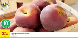 Intermarché Hyper FRUITS & LEGUMES DE FRANCE PÊCHE BLANCHE ET/OU JAUNE offre