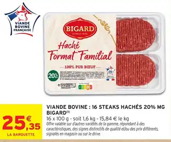 BIGARD Haché Format Familial