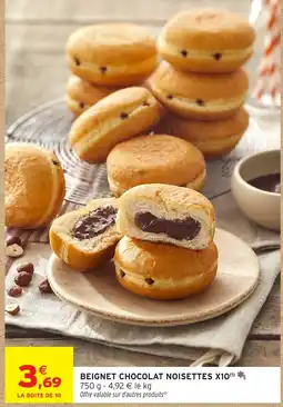 Intermarché Hyper BEIGNET CHOCOLAT NOISETTES offre