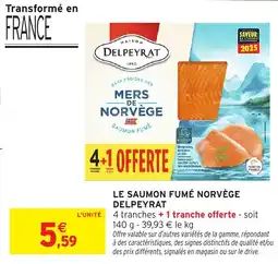 Intermarché Hyper DELPEYRAT Saumon fumé offre