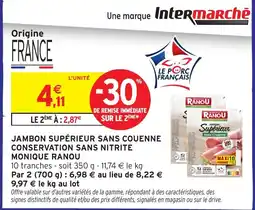 Intermarché Hyper RANOU Jambon Supérieur offre