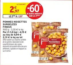 Intermarché Hyper Findus Pommes Noisettes offre