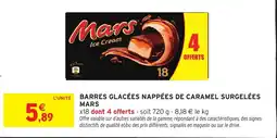 Intermarché Hyper MARS BARRES GLACÉES NAPPÉES DE CARAMEL SURGELÉES offre