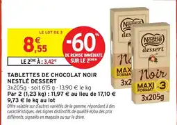 Intermarché Hyper Nestlé dessert offre
