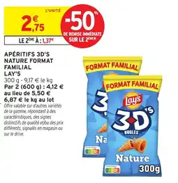 Intermarché Hyper Lay's Apéritifs 3D's Nature offre
